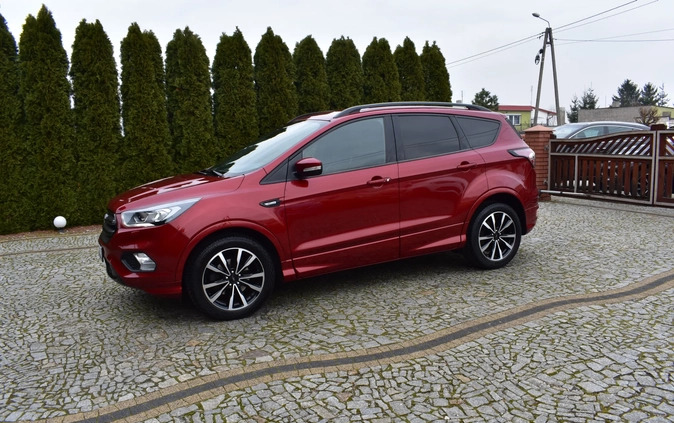 Ford Kuga cena 73500 przebieg: 125321, rok produkcji 2018 z Barcin małe 781